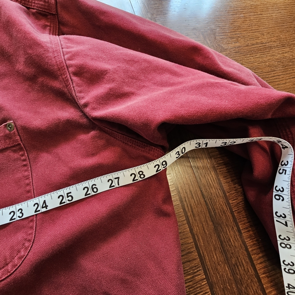 Carhartt Plaid Lined Shacket 2XLT Vintage - Picture 8 of 12